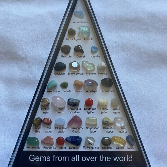 36 PCS/Box Natural Healing Crystals Mineral Specimens Irregular Tumbled Stones - Picture 4 of 6